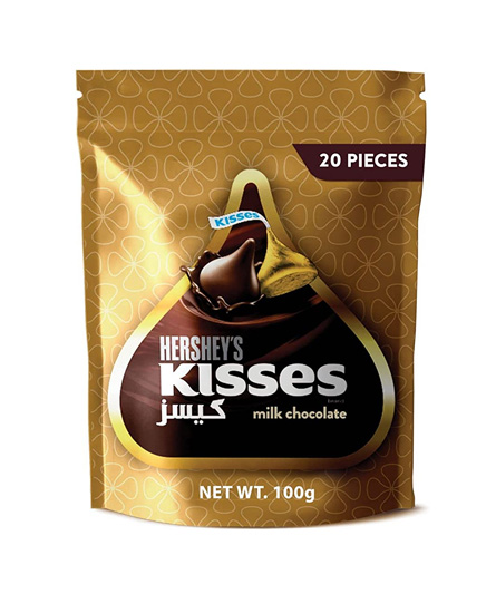 HERSHEYS / KISSES MILK CHOCOLATE / 100GR