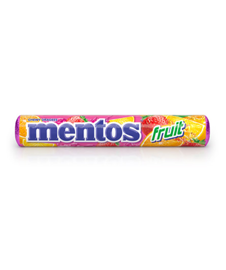 MENTOS / FRUIT CHEWY CANDY / 29.5GR