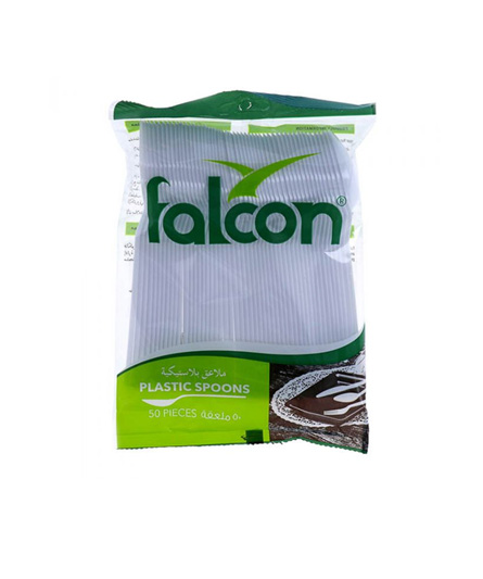 FALCON / PLASTIC SPOON / 50PC