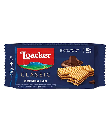 LOACKER / CLASSIC CREMKAKAO WAFER / 45GR