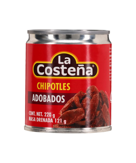CHIPOTLES PEPPERS IN ADOBO SAUCE LA COSTEÑA 220GR