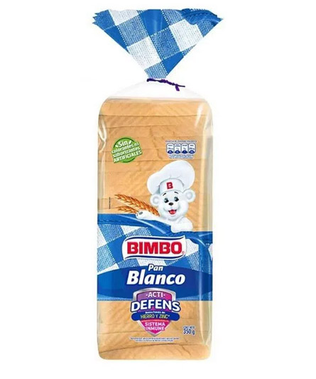 BIMBO PAN BLANCO 350GR