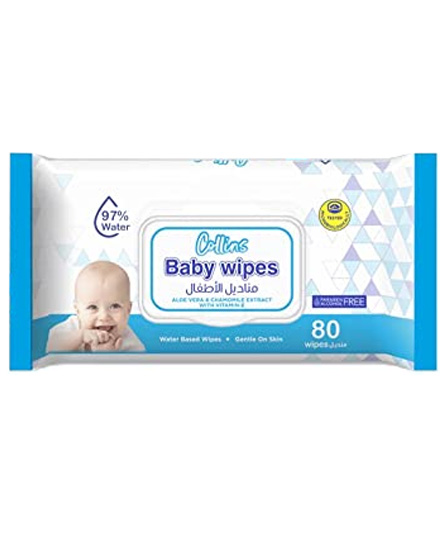 COLLINS / BABY WIPES / 80PC