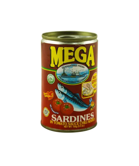 MEGA SARDINES / TOMATO SAUCE CHILI ADDED / 155GR