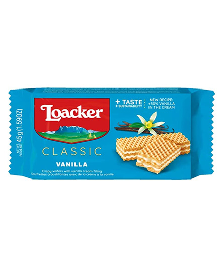LOACKER / CLASSIC VANILLA WAFER / 45GR