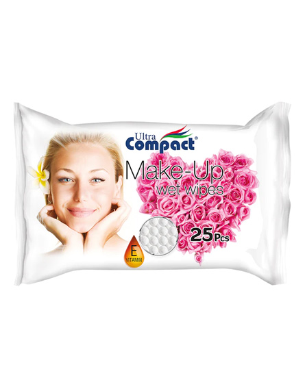 ULTRA COMPACT / MAKEUP WET WIPES / 25PC